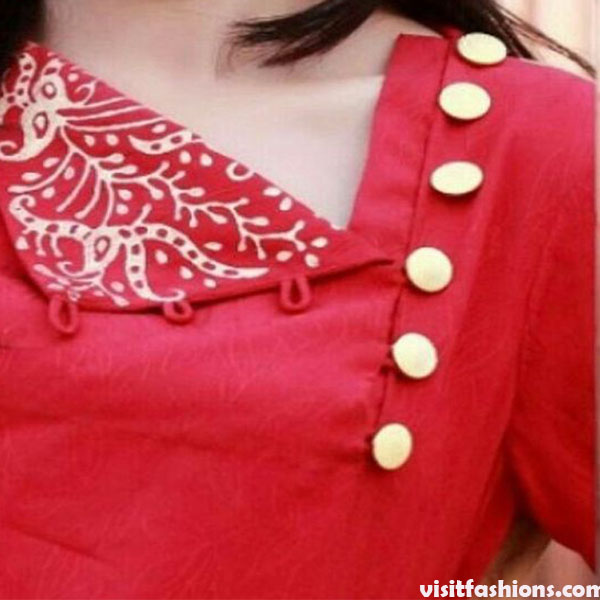 girl neck design for dress