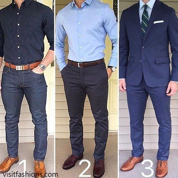 business casual looks for men