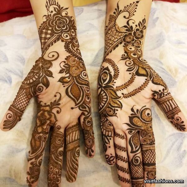 Simple Arabic Mehndi Designs