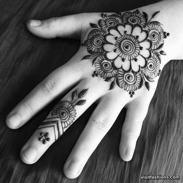 Simple And Easy Mehndi Designs Latest For Hands In