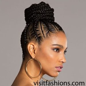 Top 10 Bun Hairstyle With Braids For Women In 2020 – Fashion & Tech and ...