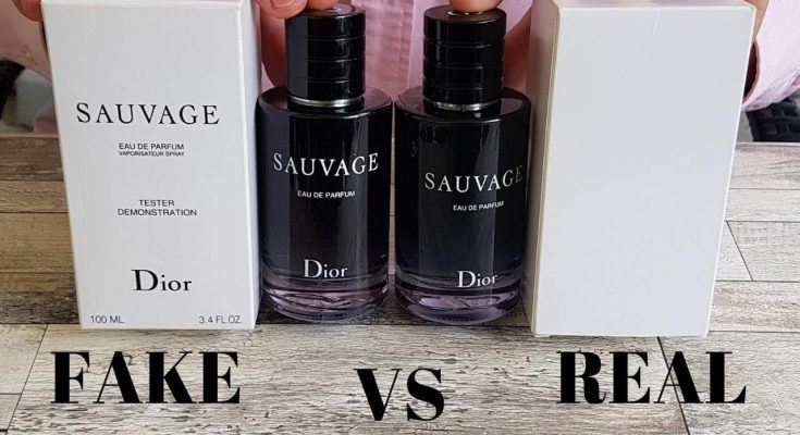 Original vs the Fake Dior Sauvage perfum